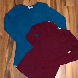 Long sleeve tops Small
